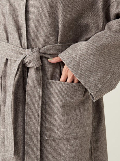 ノーカラーコート