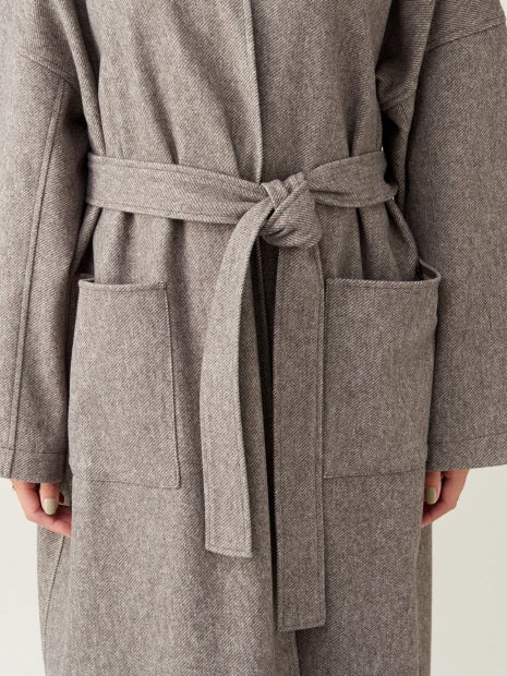 ノーカラーコート