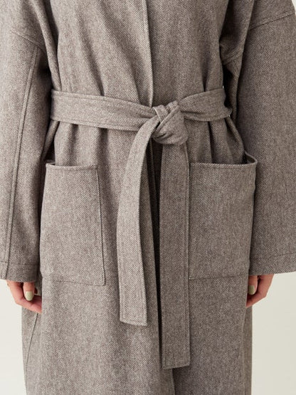 ノーカラーコート