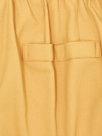 【STORYコラボ】バックサテンスリットテーパードパンツ