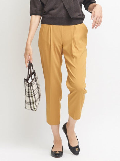 【STORYコラボ】バックサテンスリットテーパードパンツ