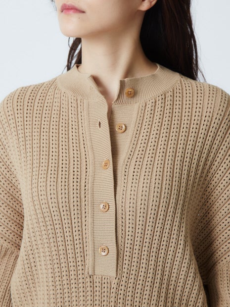 アイレットニットプルオーバー