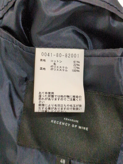 コットンウールポリエステルジャージ ジャケット