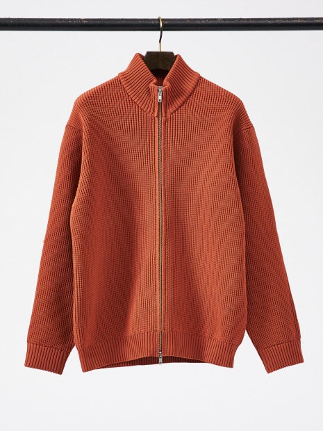 【定番素材新型】畦編み ドライバーズニット