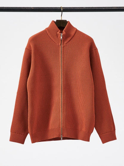 【定番素材新型】畦編み ドライバーズニット