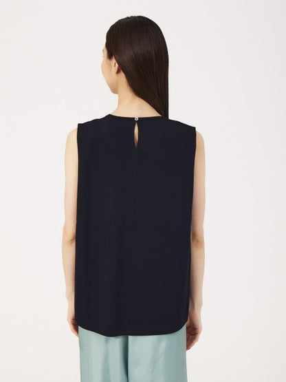 《セットアップ対応》レーヨンストレッチバイカラーニットプルオーバー