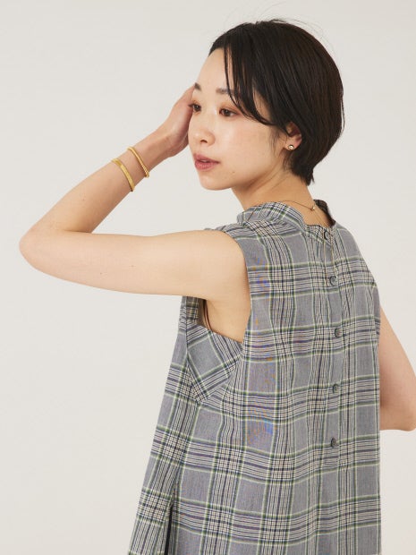 スタンド2wayチュニックブラウス
