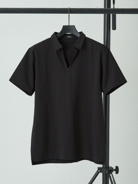 【定番人気】スキッパー ポロシャツ