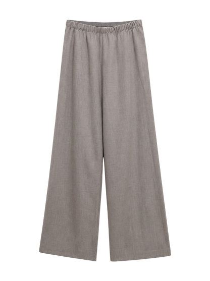 ウールツイルセミフレアパンツ◇セットアップ対応