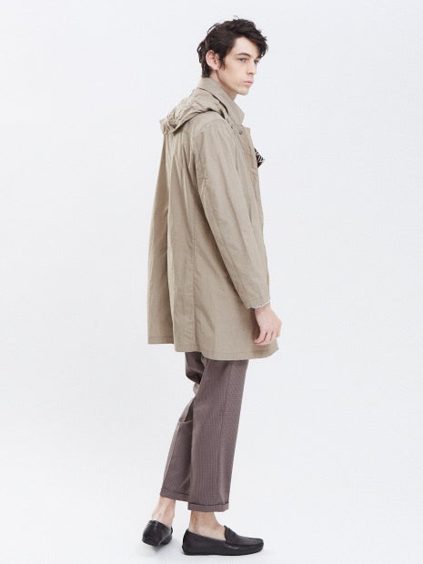 【Recency of Mine】ツイルストレッチ　シャンブレー スモールチェックパンツ