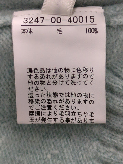 ファインウールオフタートルニット