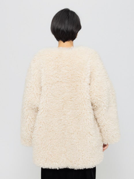 フェイクファーコート