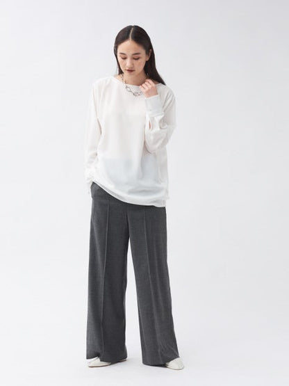 サイドボタンTブラウス