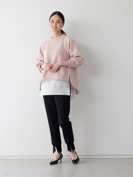 サイドボタンTブラウス