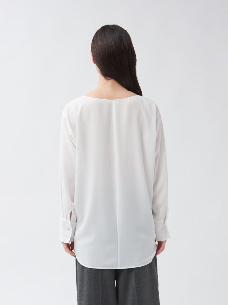 サイドボタンTブラウス