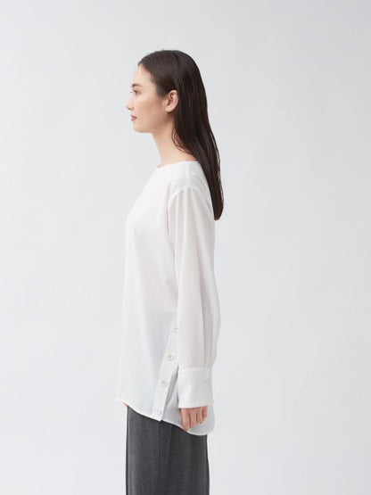 サイドボタンTブラウス