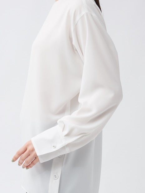 サイドボタンTブラウス
