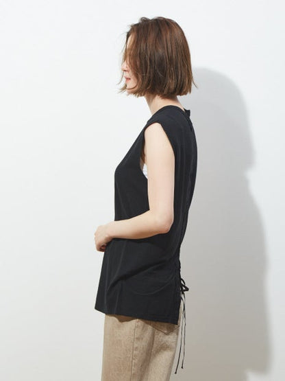 レースアップノースリプルオーバー