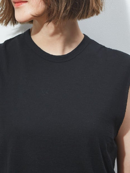 レースアップノースリプルオーバー