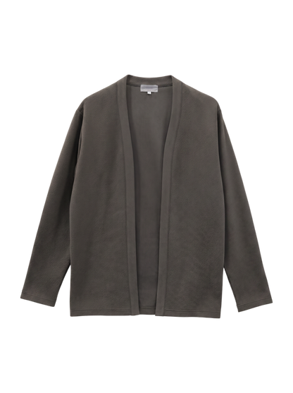 フクレ ジャガード セミショール カーディガン