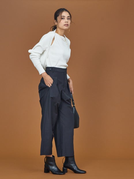 【着回しできる】3WAYニットプルオーバー