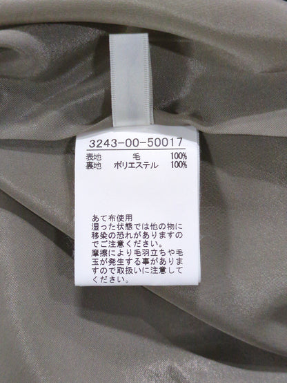 チェックハイウエストストレートワイドパンツ