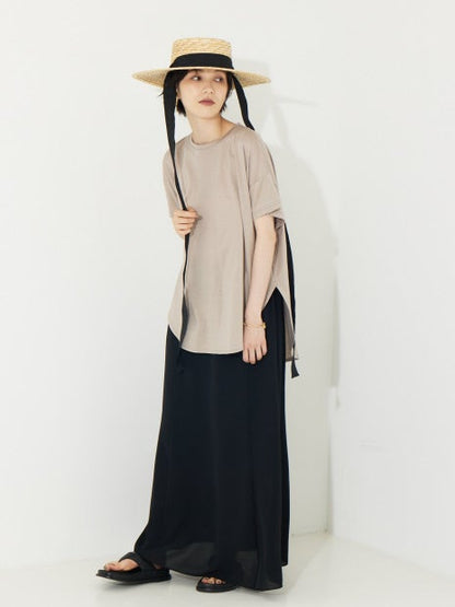 ヘムラウンドカットソー