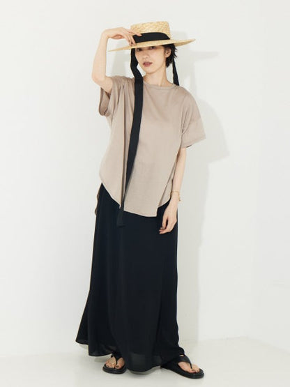 ヘムラウンドカットソー