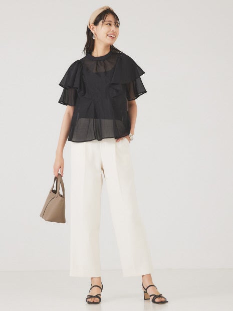 【感嘆パンツ】セミワイドパンツ