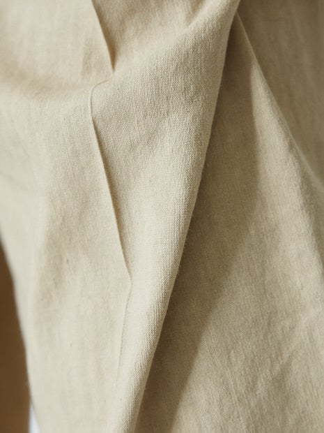 【ITALY】【セットアップ対応】リネンレーヨンブラウス