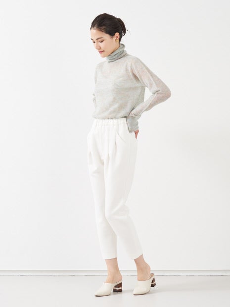 モヘアホールガーメントタートルニット