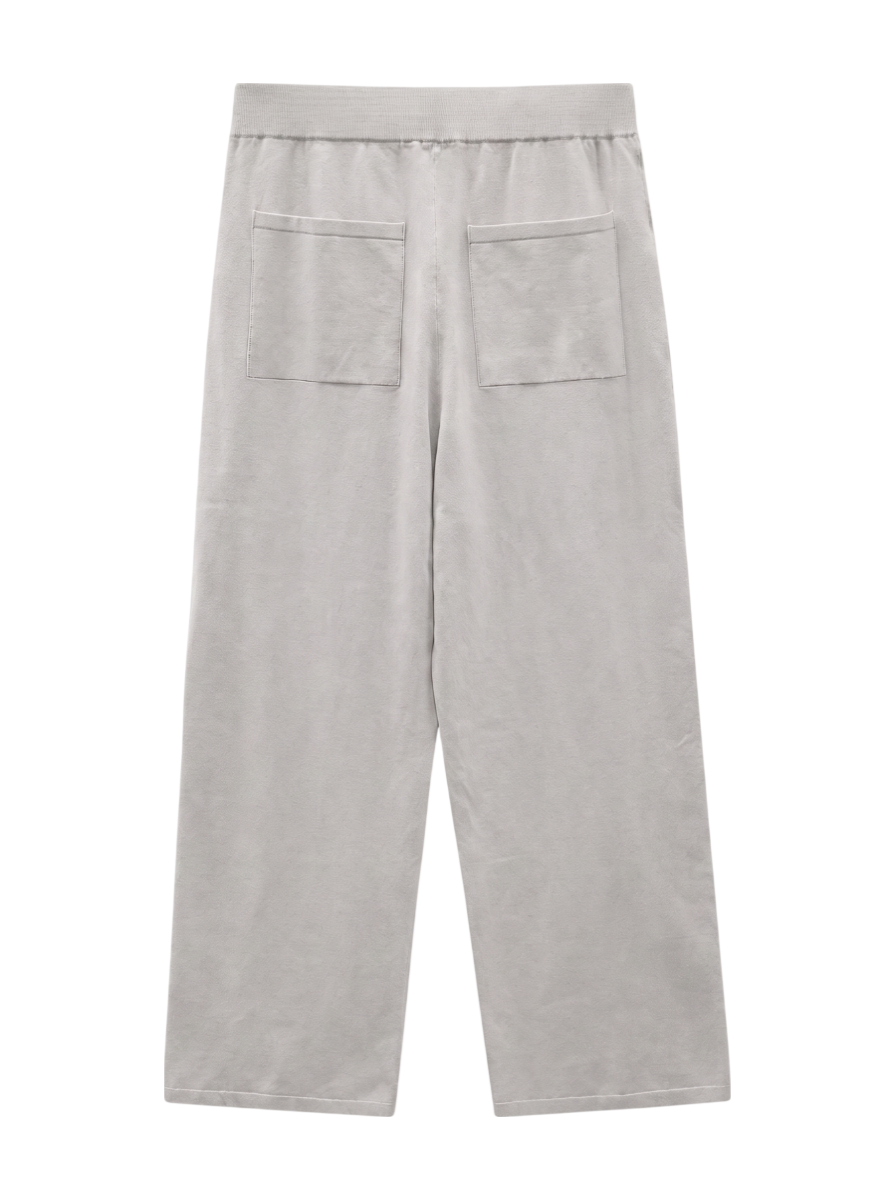 センタープレスニットパンツ
