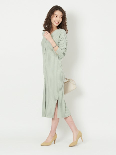 【Oggiコラボ】【再入荷】ニットワンピでも着られる!4WAYカーディガン