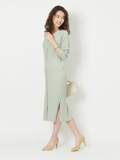 【Oggiコラボ】【再入荷】ニットワンピでも着られる!4WAYカーディガン