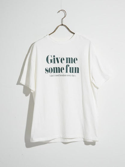 オリジナルロゴプリントTシャツ