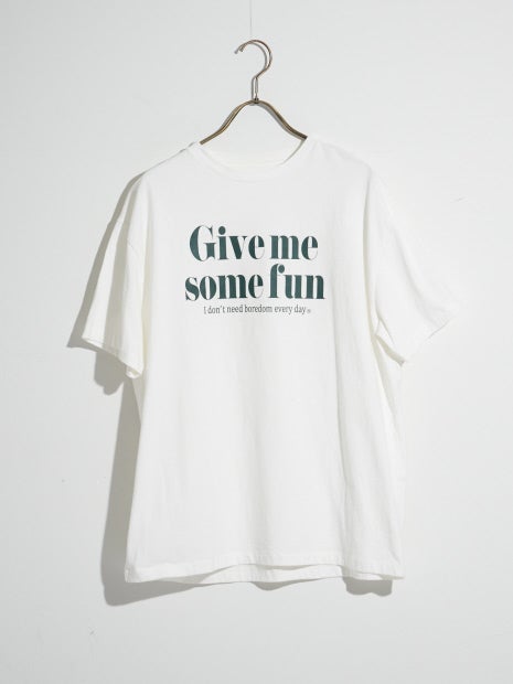 オリジナルロゴプリントTシャツ