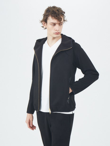 【LEON掲載/セットアップ対応】スウェードバックフリース パーカー