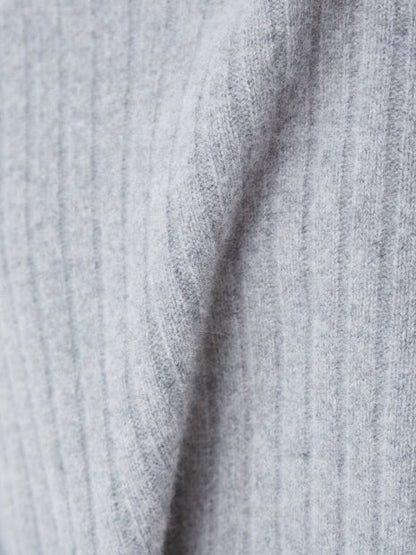 【定番】ウールクルーネックニットプルオーバー