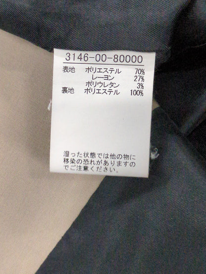 ピークドカラー ダブルブレストジレ