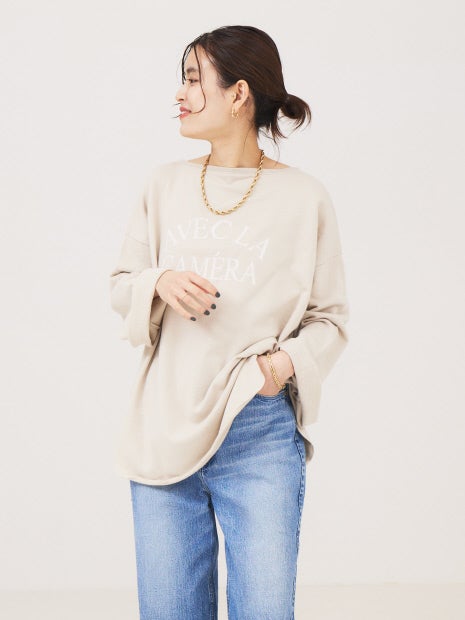 ミニ裏毛ロゴロンT