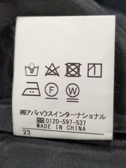 ベルト付きノンタックワイドパンツ