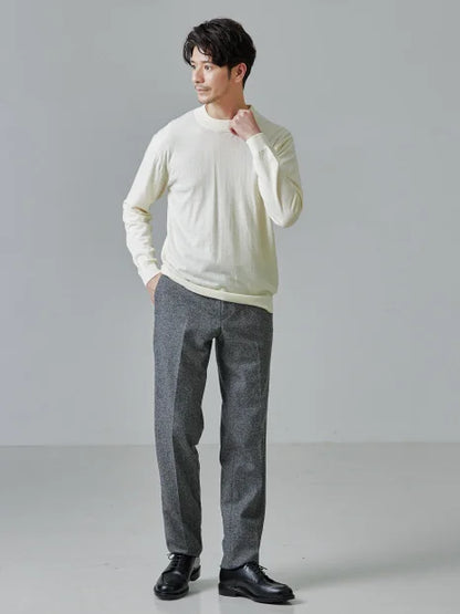 【セットアップ対応】カシミヤ ブレンド スラックス