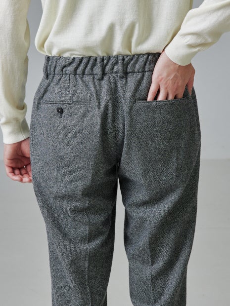 【セットアップ対応】カシミヤ ブレンド スラックス