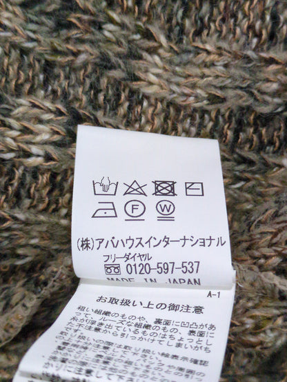ミックスヤーン タートルネック ニット