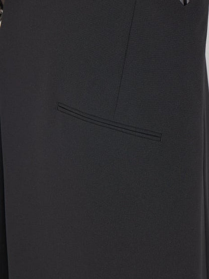 【セットアップ対応】ウールタッチVネックジレ