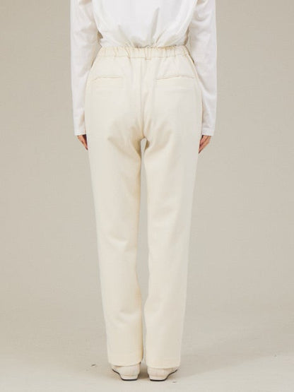 ウォームツイルスリムスリットパンツ