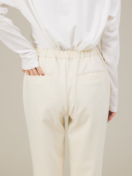 ウォームツイルスリムスリットパンツ