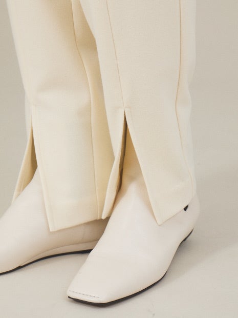 ウォームツイルスリムスリットパンツ