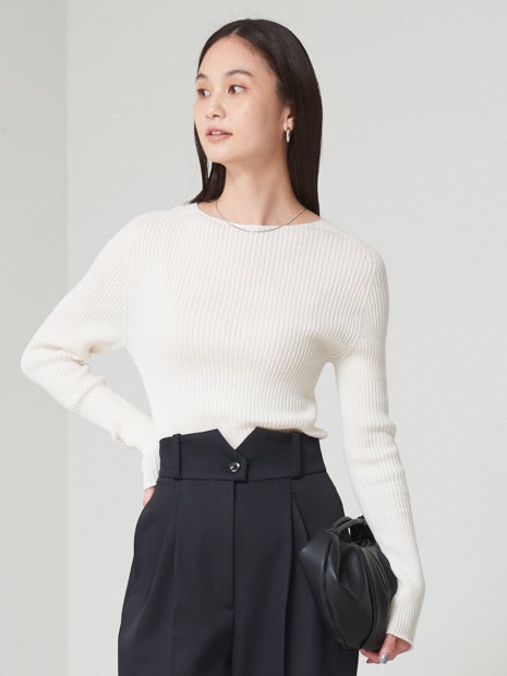 シームレスクルーニット