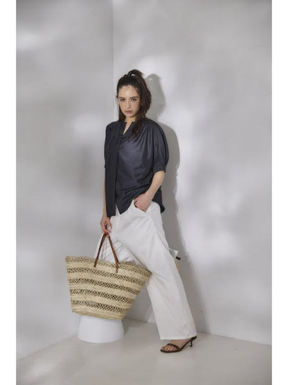 ギャザーショートシャツ